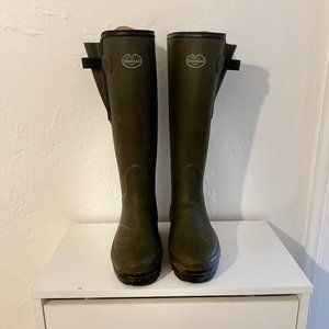 Le Chameau Women's Vierzonord Neoprene Lined Boots Size US6/EU37 Plus Bo…